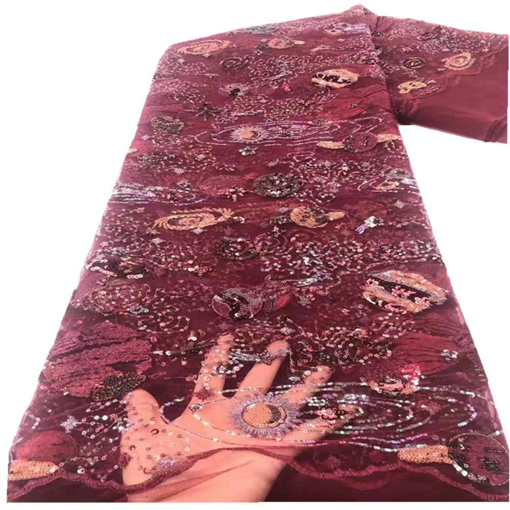 Familiar 2021 African Sequin Lace Fabric Embroidery Nigeria Mesh Lace Fabric Bridal High Quality French Tulle Lace RF-486
Familiar 2021 African Sequin Lace Fabric Embroidery Nigeria Mesh Lace Fabric Bridal High Quality French Tulle Lace RF-486