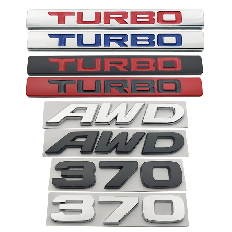 3D Metal 370 AWD TURBO Logo Emblem Badge Decals Car Sticker for Honda City cb400 i-VTEC Civic Accord Odyssey Spirior CRV SUV
3D Metal 370 AWD TURBO Logo Emblem Badge Decals Car Sticker for Honda City cb400 i-VTEC Civic Accord Odyssey Spirior CRV SUV