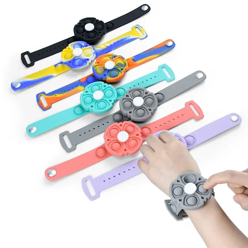 Pops Push Bubble Bracelet Silicone Wristband Hand Kid Adults Dimpl Fidget Spinner Toys Figet Sensory Unzip Antistress Bracelets
Pops Push Bubble Bracelet Silicone Wristband Hand Kid Adults Dimpl Fidget Spinner Toys Figet Sensory Unzip Antistress Bracelets