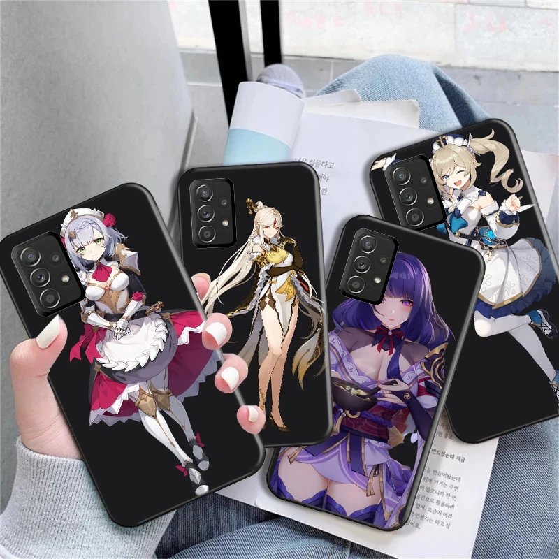 Genshin Impact Phone Case For Samsung Galaxy A72 4G For Samsung Galaxy A72 5G Cute Jean Xiao Barbara Klee Lisa Coque Back Cover
Genshin Impact Phone Case For Samsung Galaxy A72 4G For Samsung Galaxy A72 5G Cute Jean Xiao Barbara Klee Lisa Coque Back Cover