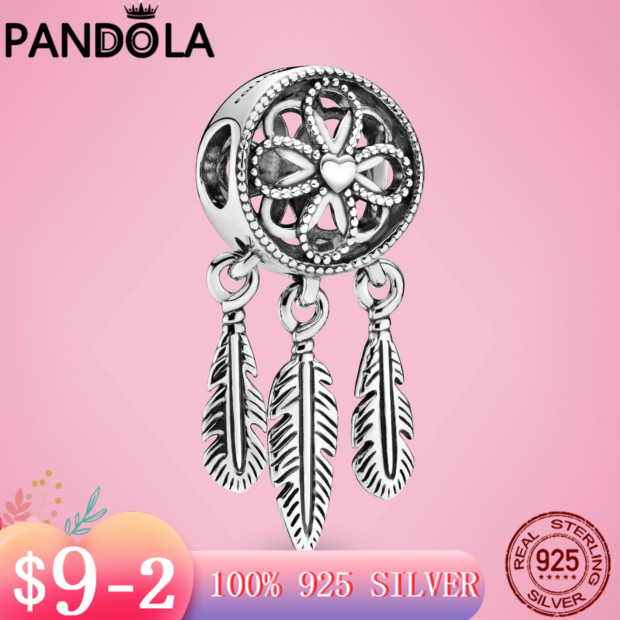 Бусины «Ловец снов» из серебра 2021 пробы для браслетов Pandora
Бусины «Ловец снов» из серебра 2021 пробы для браслетов Pandora