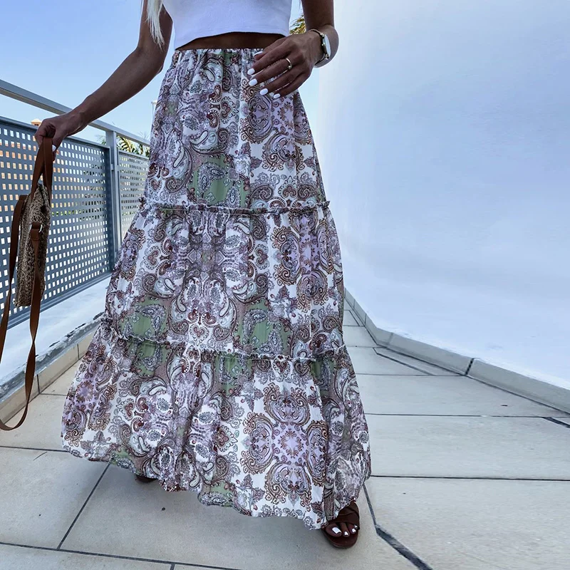 Women's Tie Dye Print Long Skirt Spring Summer Patchwork Casual Bohemian A Line Skirts Holiday Female Faldas 2021 New Arrivals
Women's Tie Dye Print Long Skirt Spring Summer Patchwork Casual Bohemian A Line Skirts Holiday Female Faldas 2021 New Arrivals
