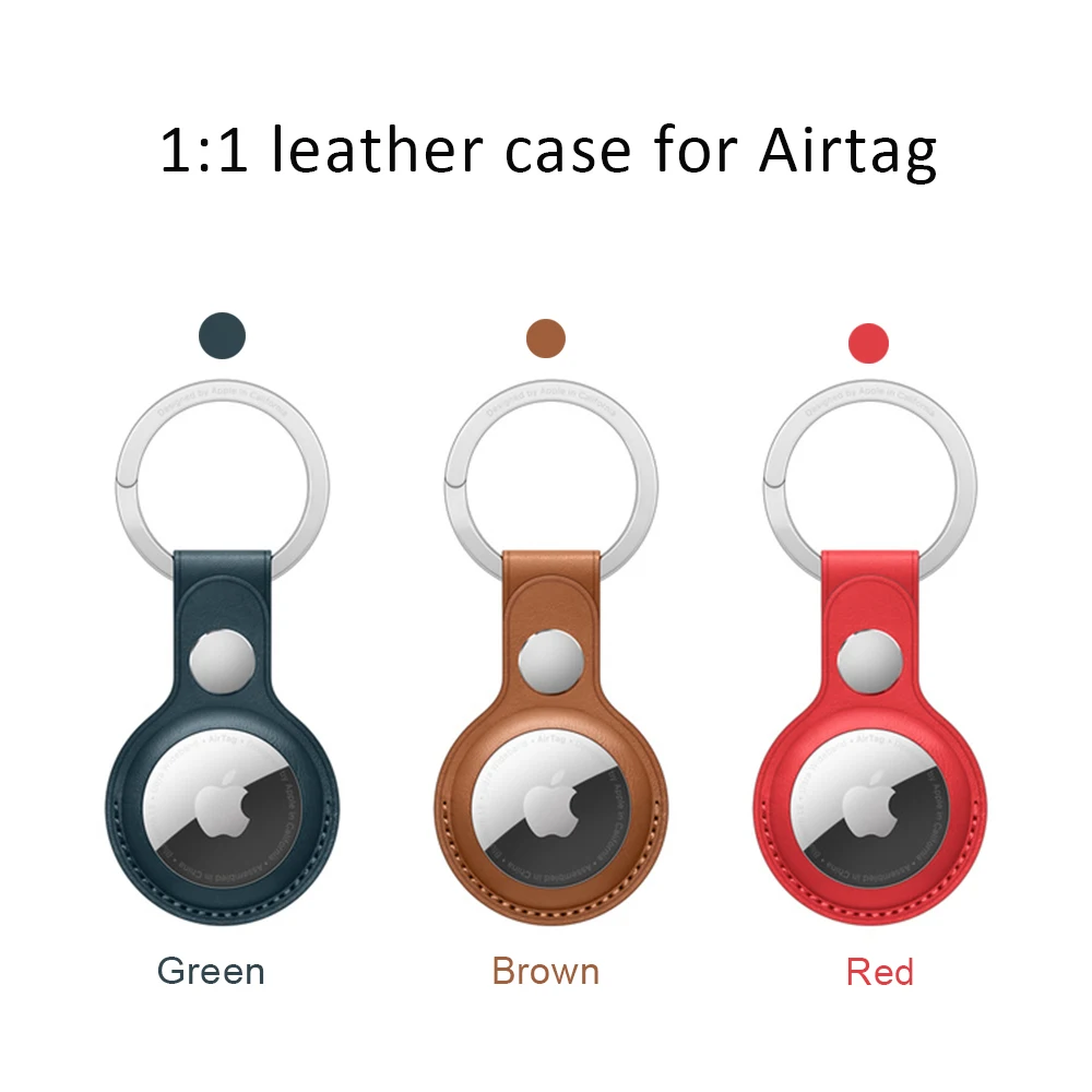 1:1 Genuine Leather Case Key Ring for AirTag Protective Cover Keychain for Apple Air Tag Location Tracker Protect Leather Loop
1:1 Genuine Leather Case Key Ring for AirTag Protective Cover Keychain for Apple Air Tag Location Tracker Protect Leather Loop