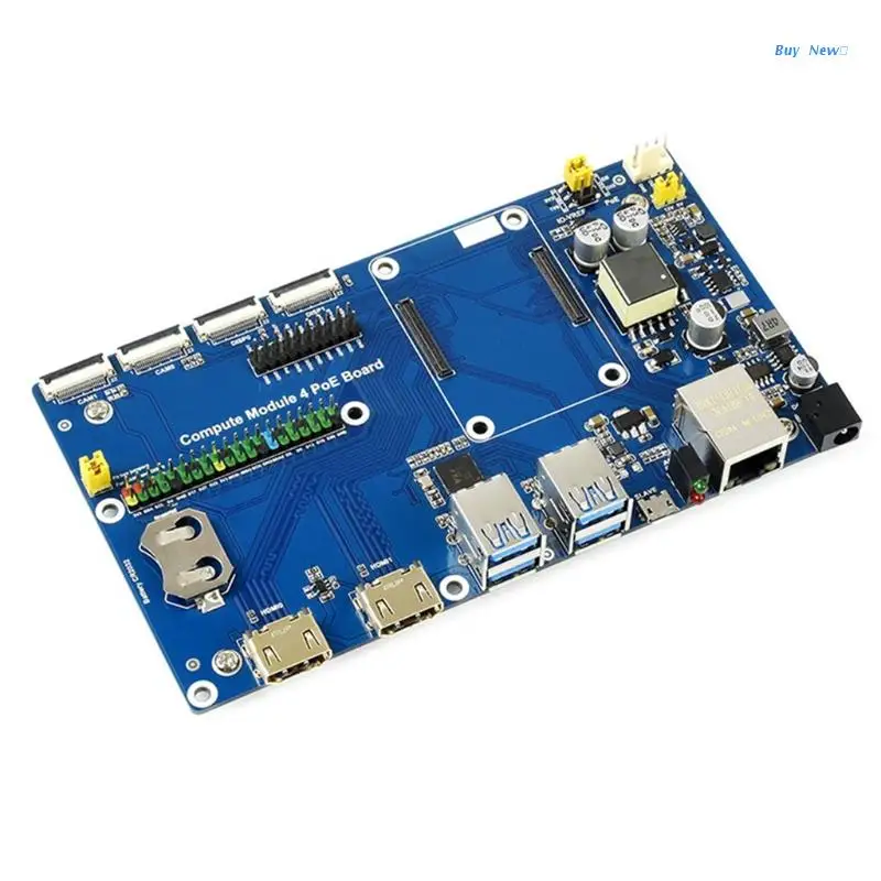 20CE USB3.2 Gen1 Base Board Designed for Raspberry Pi Compute Module 4 RJ45 Ethernet
20CE USB3.2 Gen1 Base Board Designed for Raspberry Pi Compute Module 4 RJ45 Ethernet