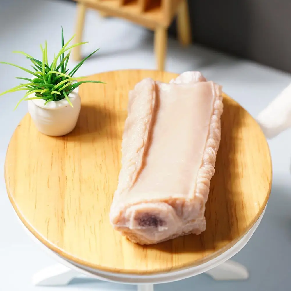 1Pc Pretend Play Mini Dollhouse Kitchen Food Simulation Ribs Pork Decoration Model Shooting Scene Pig Accessories Props E5I7
1Pc Pretend Play Mini Dollhouse Kitchen Food Simulation Ribs Pork Decoration Model Shooting Scene Pig Accessories Props E5I7