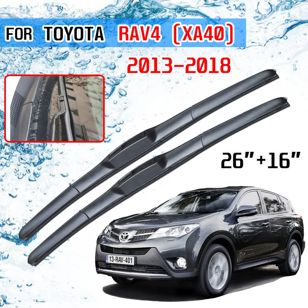 Щетки стеклоочистителя передние для Toyota RAV4 XA40 2013 2014 2015 2016 2017 2018 RAV 4