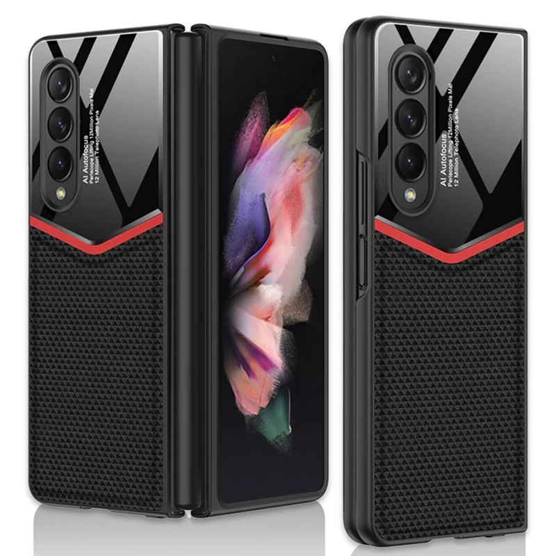 Temperature Leather Skin Texture Luxury Cover for Samsung Galaxy Z Fold 3 5G Phone Case for Galaxy Z Fold 3 Full Protection Case
Temperature Leather Skin Texture Luxury Cover for Samsung Galaxy Z Fold 3 5G Phone Case for Galaxy Z Fold 3 Full Protection Case
