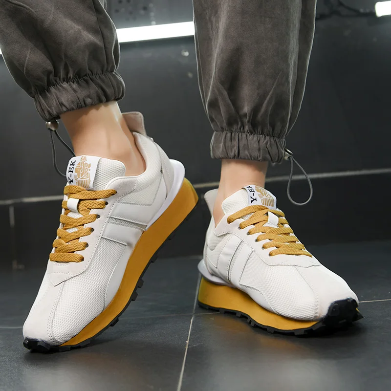 Hot Summer Retro Men Trainers Shoes Green Sneakers Mesh Breathable Men's Sneakers Casual Chunky Shoes Man Couple chausure homme
Hot Summer Retro Men Trainers Shoes Green Sneakers Mesh Breathable Men's Sneakers Casual Chunky Shoes Man Couple chausure homme