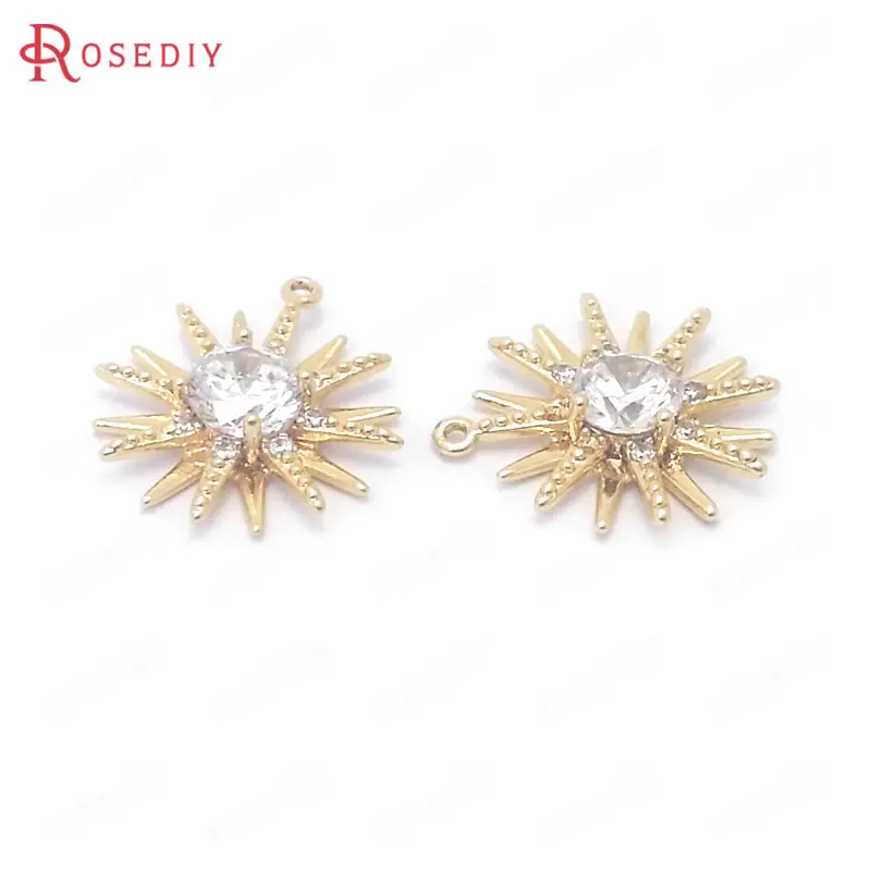 (39076)4PCS 15x16.5MM 24K Gold Color Brass and Zircon Star Charms Pendants Jewelry Making Supplies Diy Findings Accessories
(39076)4PCS 15x16.5MM 24K Gold Color Brass and Zircon Star Charms Pendants Jewelry Making Supplies Diy Findings Accessories