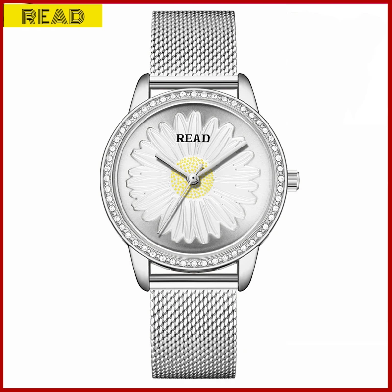 2021 NEW Flowers Metal Watch Waterproof Classic Japan Thin Diamond Quartz Ladies Bracelet Quartz Wrist Watches for Female Clock
2021 NEW Flowers Metal Watch Waterproof Classic Japan Thin Diamond Quartz Ladies Bracelet Quartz Wrist Watches for Female Clock