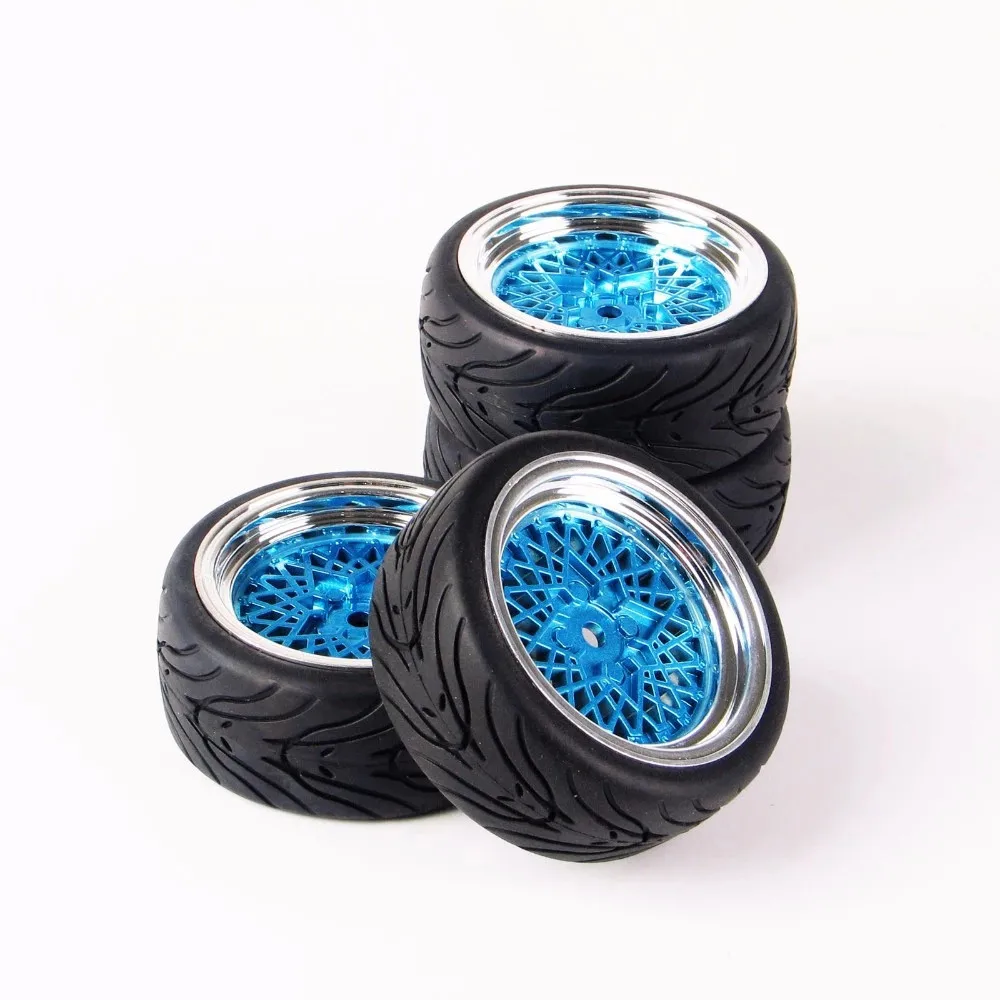 4Pcs/Set 12mm Hex Flat Rubber Tires And Wheel Fit 1/10 Scale RC HSP HPI On Road Racing Car Accessories
4Pcs/Set 12mm Hex Flat Rubber Tires And Wheel Fit 1/10 Scale RC HSP HPI On Road Racing Car Accessories
