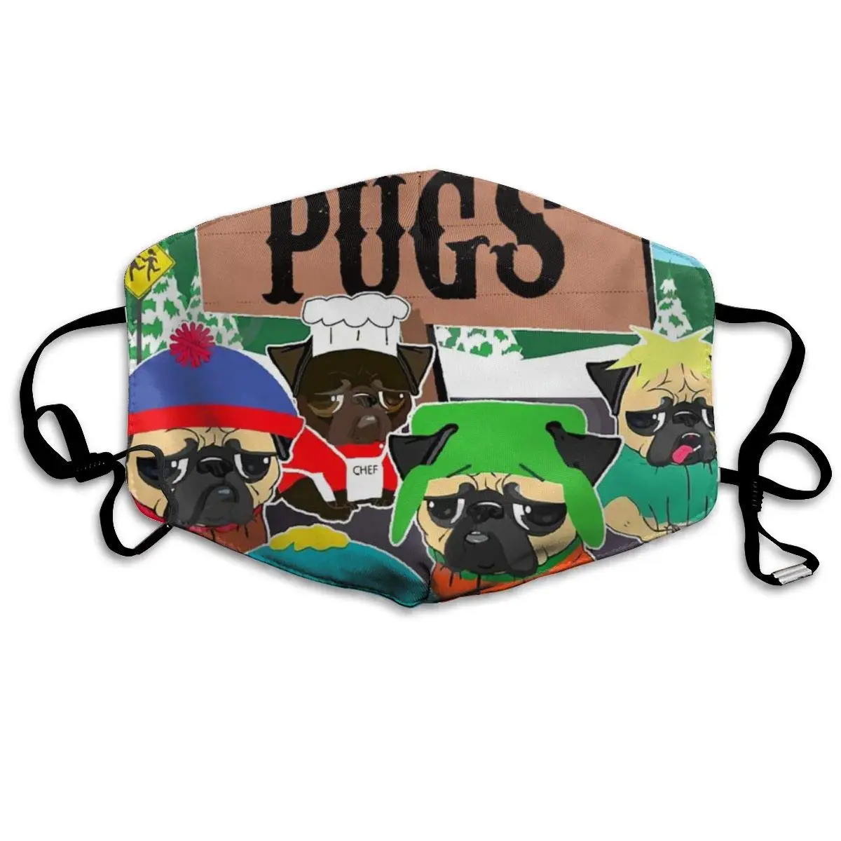 Breathable Anti Dust Mouth Mask with Adjustable Earloop, Warm Windproof Reusable Washable Half Face Mask, South Pugs
Breathable Anti Dust Mouth Mask with Adjustable Earloop, Warm Windproof Reusable Washable Half Face Mask, South Pugs
