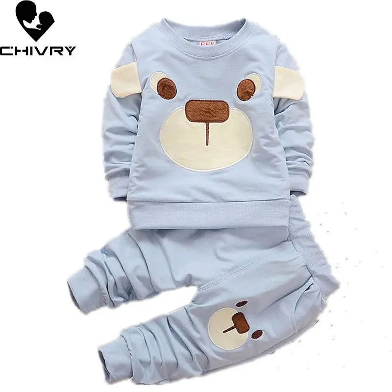 2Pcs Newborn Baby Boys Girls Clothes Set Autumn Boys Cartoon Bear Long Sleeve O-neck Sweatshirt Tops + Pants Kids Clothing Sets 
2Pcs Newborn Baby Boys Girls Clothes Set Autumn Boys Cartoon Bear Long Sleeve O-neck Sweatshirt Tops + Pants Kids Clothing Sets
