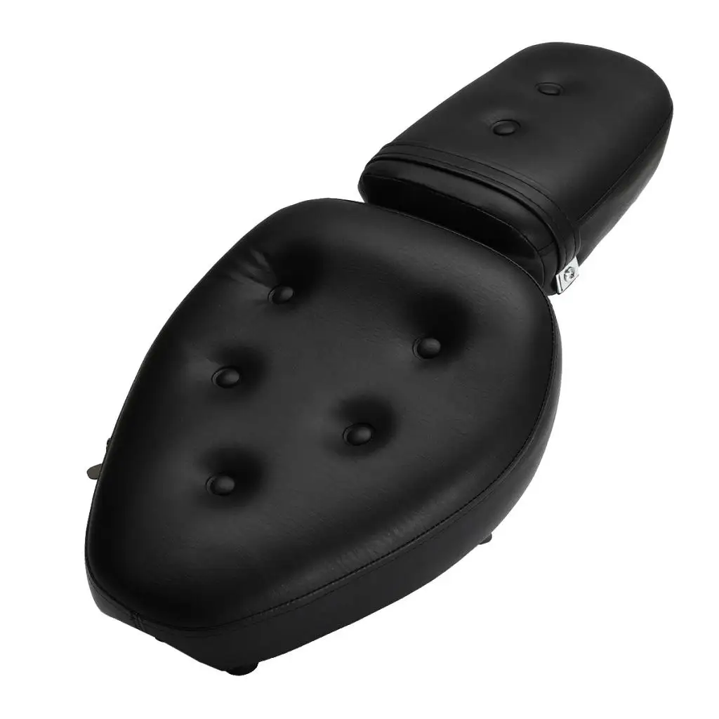

Front & Rear Passanger Seat Pillion Cushion Replacement for Yamaha Virago Xv250 1988-2013, Water-proof Easy to Install