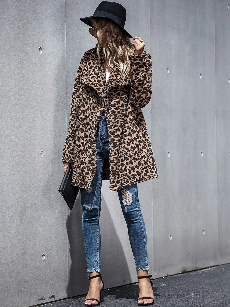 2020 New Autumn and Winter Leopard Print Slim Fit European and American Mid-length Women's Faux Fur Woolen Coat Jacket Cardigan
2020 New Autumn and Winter Leopard Print Slim Fit European and American Mid-length Women's Faux Fur Woolen Coat Jacket Cardigan