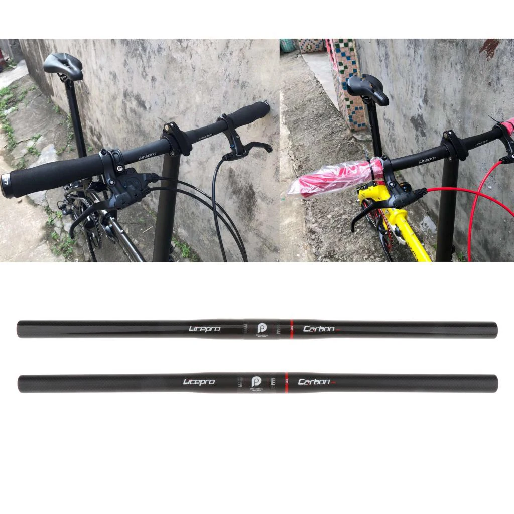 Bicycle Folding Bike Carbon Fiber Ultralight Handlebar 25.4 mm 580mm Bright Black/Matte Black
Bicycle Folding Bike Carbon Fiber Ultralight Handlebar 25.4 mm 580mm Bright Black/Matte Black