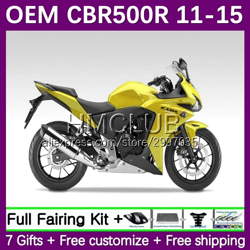 Injection For HONDA CBR500 CBR 500R 500 R RR 31No.12 CBR500R 2011 2012 2013 2014 2015 500CC 11 12 13 14 15 Fairing golden glossy
Injection For HONDA CBR500 CBR 500R 500 R RR 31No.12 CBR500R 2011 2012 2013 2014 2015 500CC 11 12 13 14 15 Fairing golden glossy