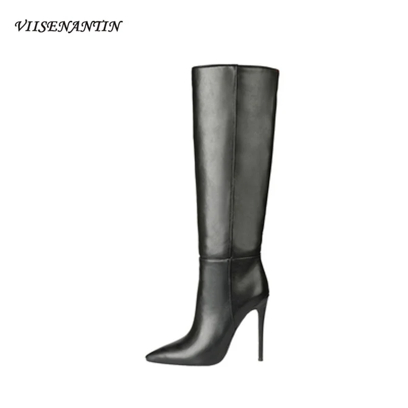Knight Boots Women's Boots Pointed Toe Stiletto High Boots Women's High Heels Loose Sleeves But Knee Sexy Boots with A Kick
Knight Boots Women's Boots Pointed Toe Stiletto High Boots Women's High Heels Loose Sleeves But Knee Sexy Boots with A Kick