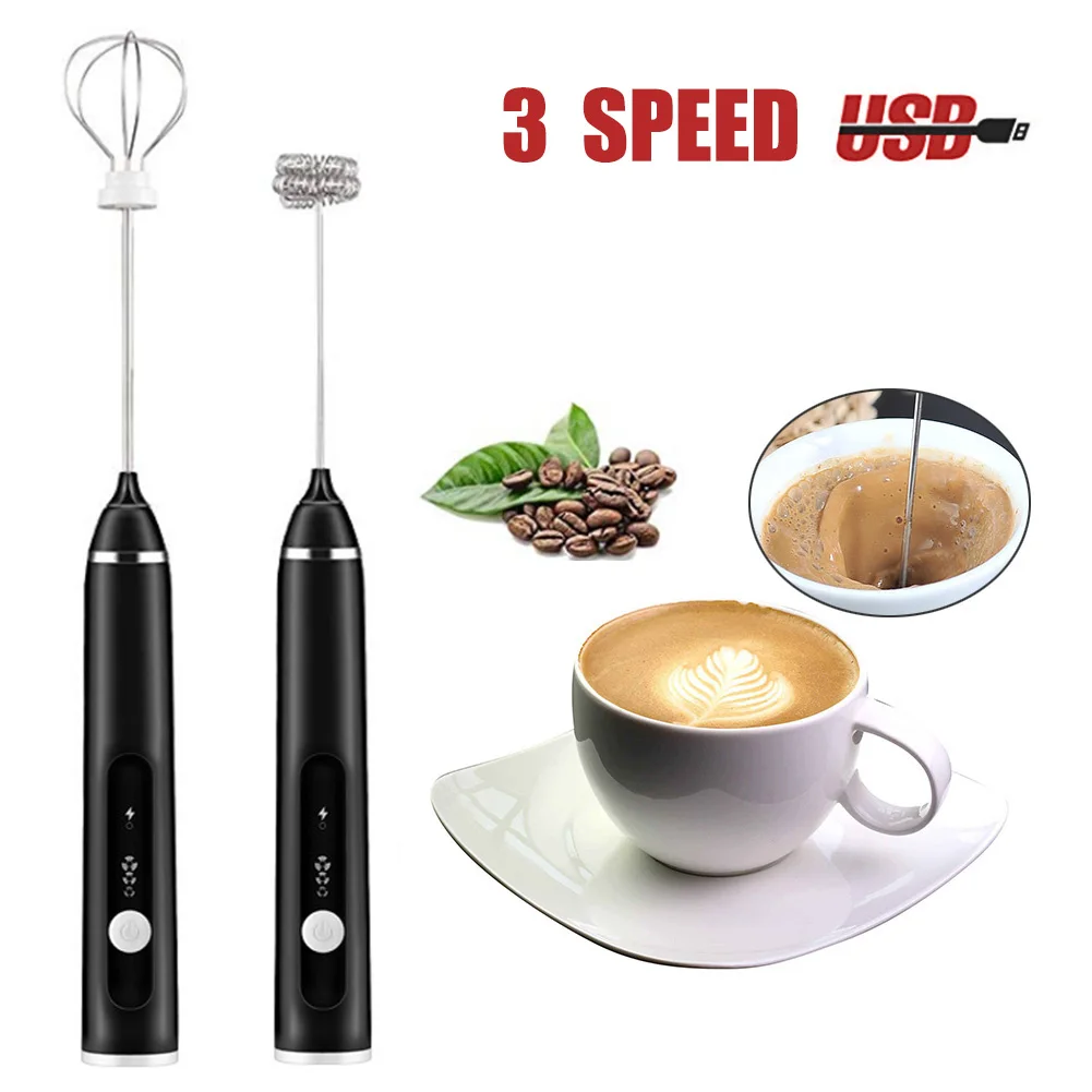 Milk Frother Hand-held Frother Cappuccino Coffee Butter Whisk Blender Kitchen Multifunctional Portable Tools
Milk Frother Hand-held Frother Cappuccino Coffee Butter Whisk Blender Kitchen Multifunctional Portable Tools