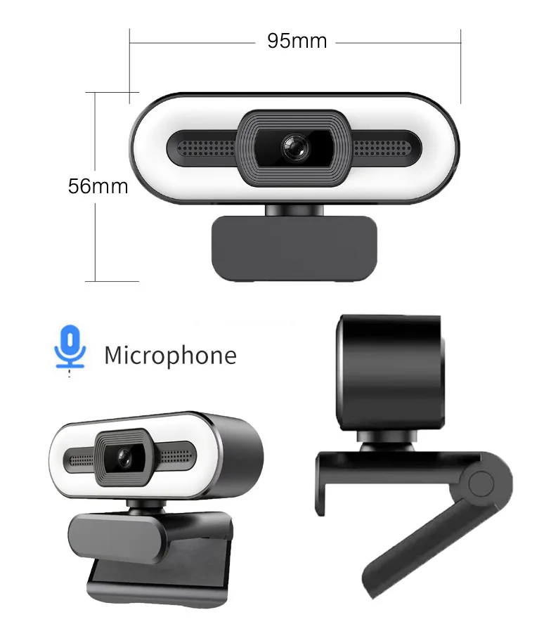 Webcam 1080P 60fps Autofocus Youtube Live Streaming Camera 2K 360 Degree Zoom Meeting Camera PC Computer Mini Web Cam Microphone
Webcam 1080P 60fps Autofocus Youtube Live Streaming Camera 2K 360 Degree Zoom Meeting Camera PC Computer Mini Web Cam Microphone