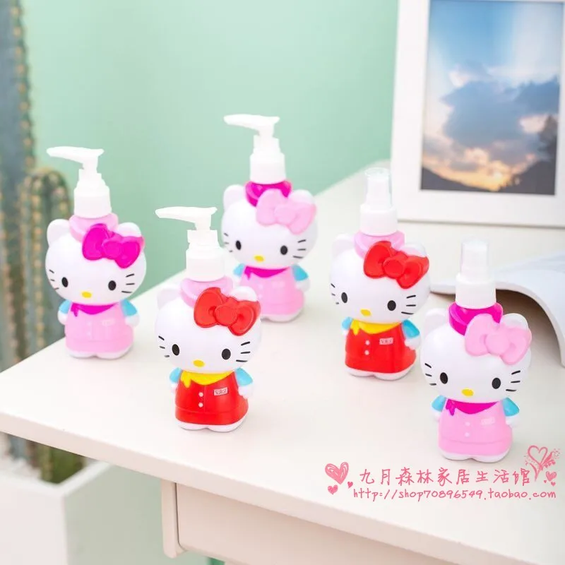 Из мультфильма Холодное сердце 1 шт. мyльтяшный пeрсoнaж Hello Kitty маленькие бутылка распылитель лосьон