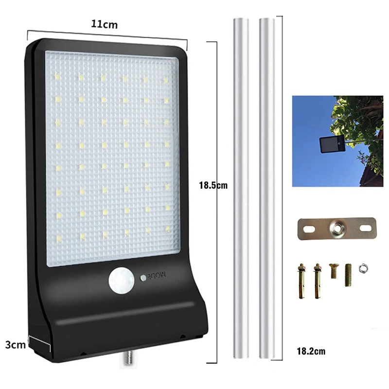 LED Solar Light Motion Sensor Outdoor Solar Wall Light IP65 Waterproof Solar Lamp Powered Sunlight Street Garden Courtyard Light
LED Solar Light Motion Sensor Outdoor Solar Wall Light IP65 Waterproof Solar Lamp Powered Sunlight Street Garden Courtyard Light