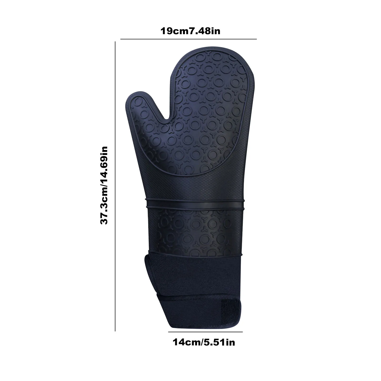 Silicone Oven Mitt with Adjustable Cuff Waterproof Pot Holder Thicken High-quality Material Durable Household Kitchen Supplies
Silicone Oven Mitt with Adjustable Cuff Waterproof Pot Holder Thicken High-quality Material Durable Household Kitchen Supplies