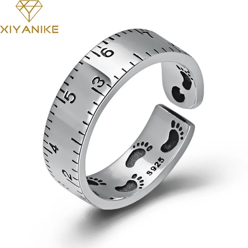 GoldriaE 925 Sterling Silver Vintage Engagement Ring Creative Design Simple Geometric Handmade Jewelry Adjustable for Men Women
GoldriaE 925 Sterling Silver Vintage Engagement Ring Creative Design Simple Geometric Handmade Jewelry Adjustable for Men Women