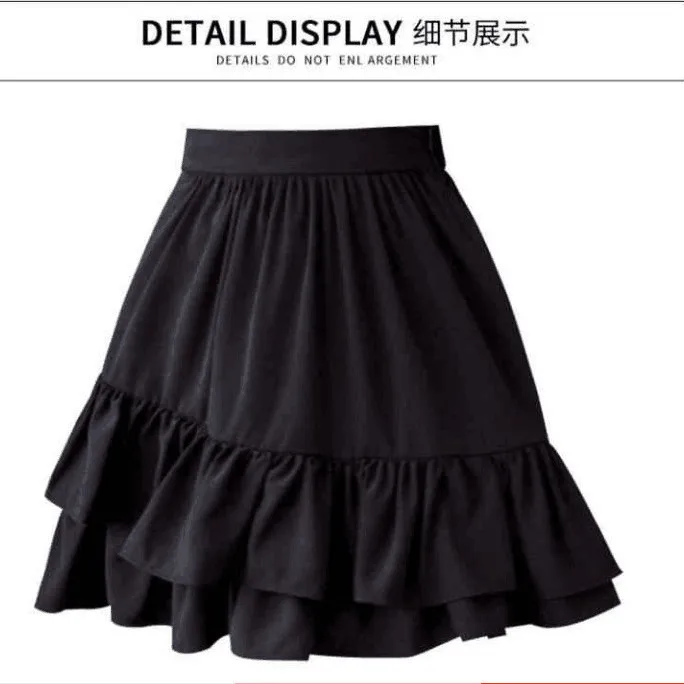 2020 summer new Ruffle Skirt High Waist Chiffon half length anti gloss pants skirt slim A-line fat mm skirt
2020 summer new Ruffle Skirt High Waist Chiffon half length anti gloss pants skirt slim A-line fat mm skirt