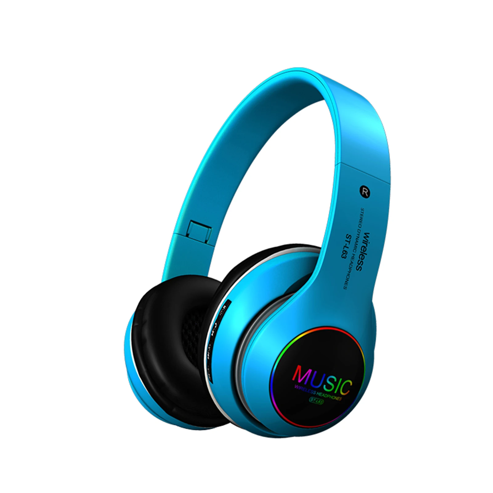 ST-L63 Foldable Wireless Bluetooth 5.0 Stereo Headset with Microphone LED Light
ST-L63 Foldable Wireless Bluetooth 5.0 Stereo Headset with Microphone LED Light