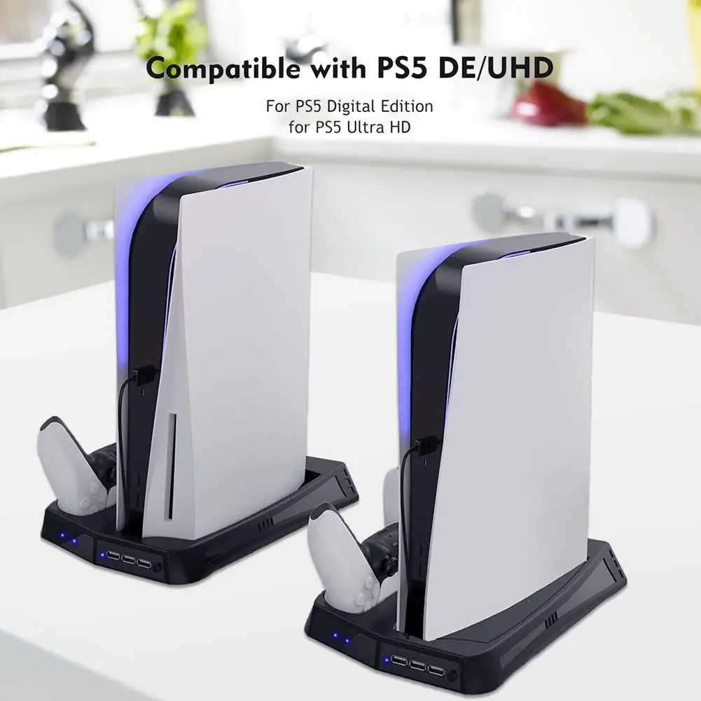 Game Console Charging 2 Cooling Fans Base Bracket 3 USB Ports For PS5 Multifunctional Charging Cooling Fan Base Bracket For PS5#
Game Console Charging 2 Cooling Fans Base Bracket 3 USB Ports For PS5 Multifunctional Charging Cooling Fan Base Bracket For PS5#