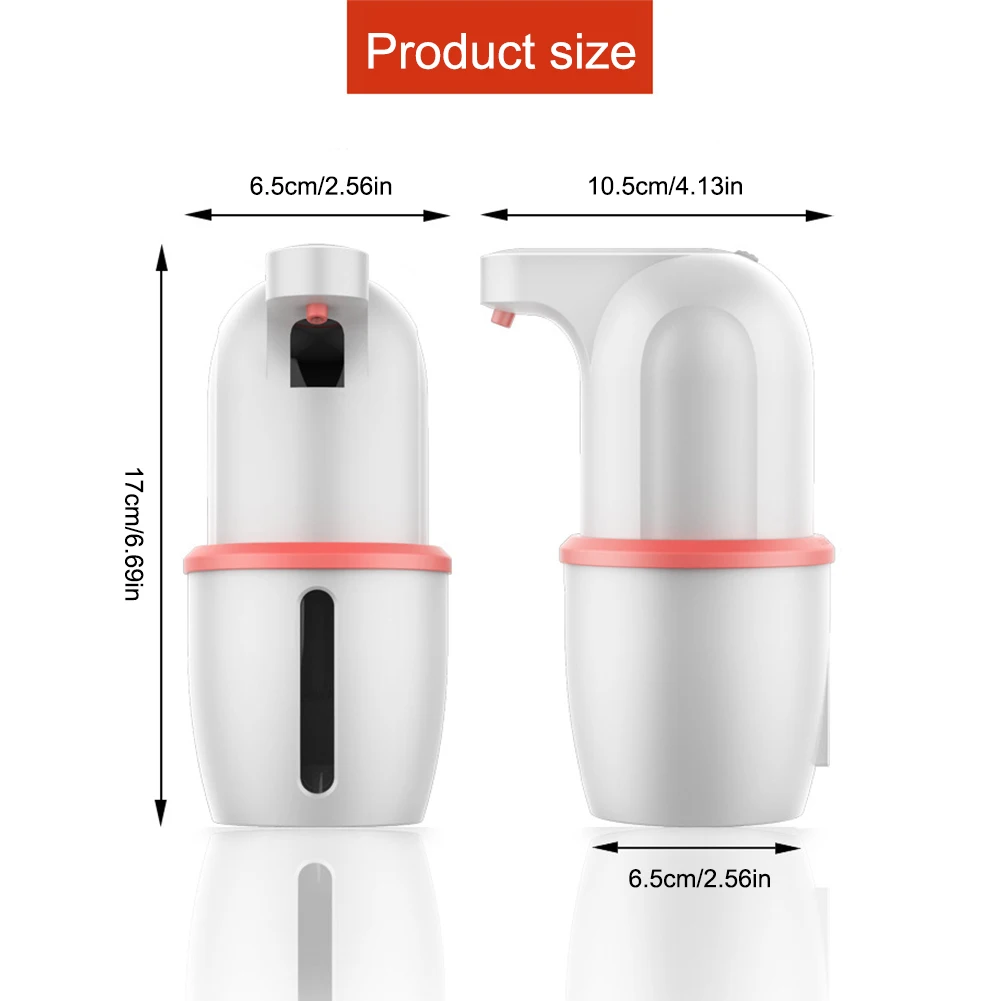 275ML Automatic Soap Dispenser Touchless High Capacity Foam Soap Dispenser for Bathroom Kitchen Hotel Restaurant Dropshipping
275ML Automatic Soap Dispenser Touchless High Capacity Foam Soap Dispenser for Bathroom Kitchen Hotel Restaurant Dropshipping