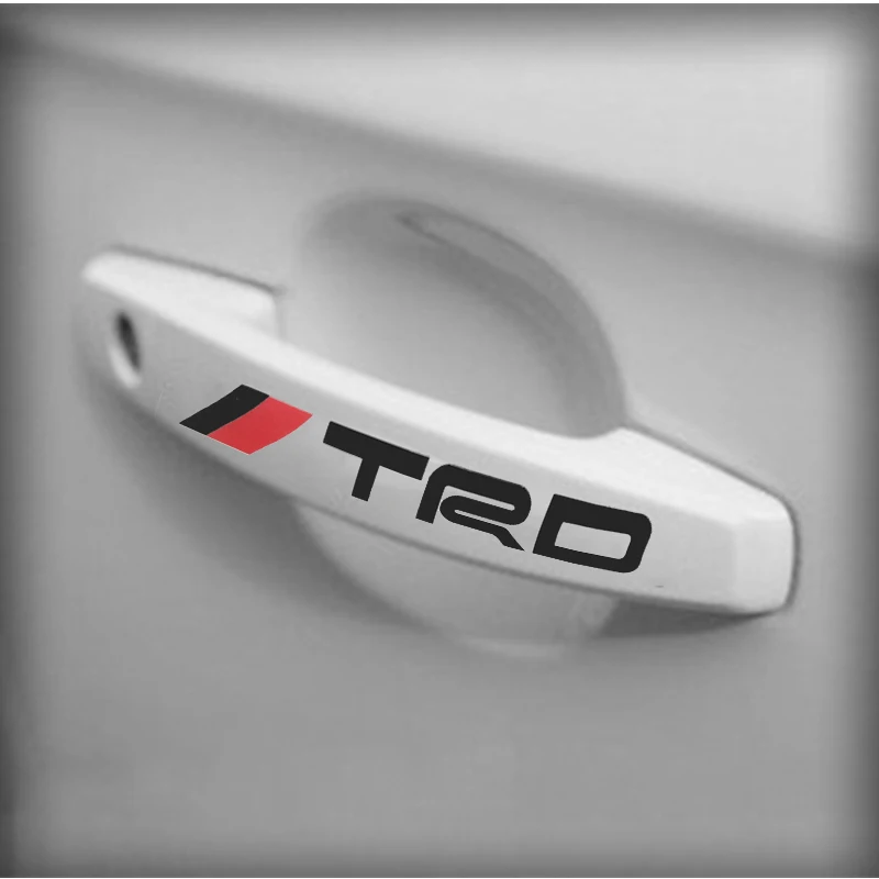 4pcs car TRD Logo Car Door Handle Stickers Decoration For Toyotas corolla chr avensis yaris rav4 Camry Car accessories
4pcs car TRD Logo Car Door Handle Stickers Decoration For Toyotas corolla chr avensis yaris rav4 Camry Car accessories