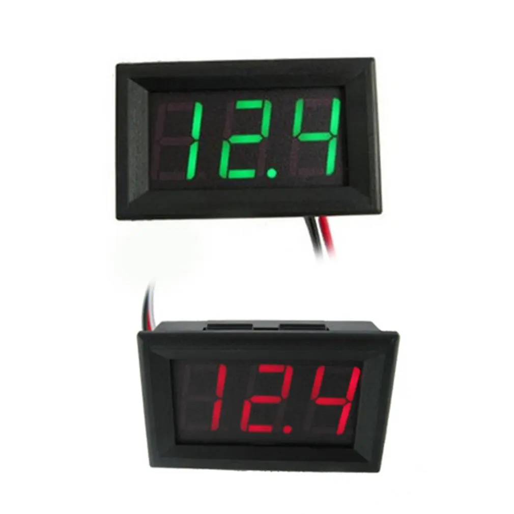 Two Line Dc Voltage Meter 0.56 Inch Reverse Connection Protection Square High-precision Led Digital Voltmeter
Two Line Dc Voltage Meter 0.56 Inch Reverse Connection Protection Square High-precision Led Digital Voltmeter