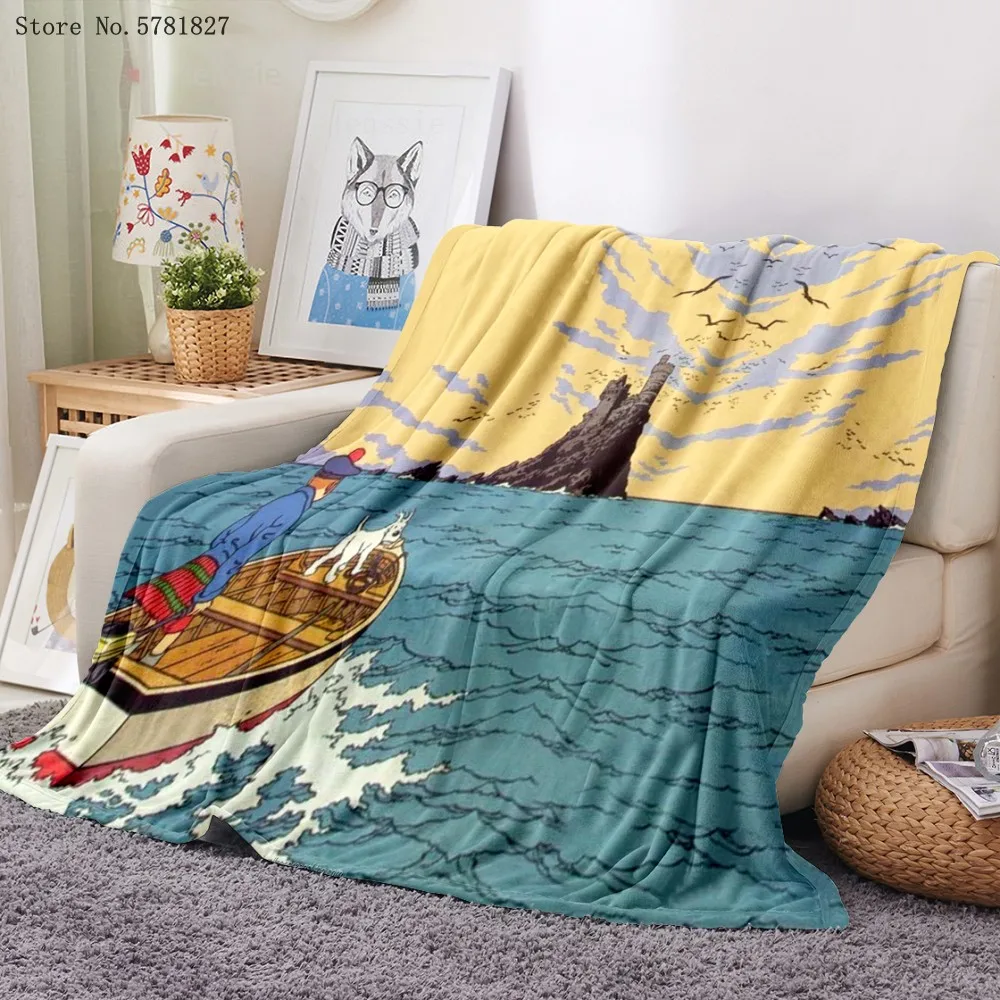 The Adventure Of TinTin Flannel Blanket 3D Print Animation Cartoon Fleece Blanket For Bedroom Blanket Nap Office Throw Blanket
The Adventure Of TinTin Flannel Blanket 3D Print Animation Cartoon Fleece Blanket For Bedroom Blanket Nap Office Throw Blanket