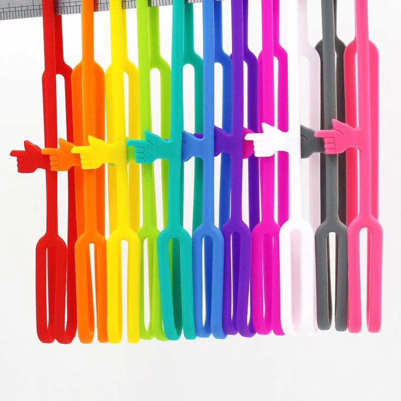 Silicone Finger Point Bookmark for Books Color Elastic Rubber Strap Book Marker Reading Page Holder Office School Teacher Gifts
Silicone Finger Point Bookmark for Books Color Elastic Rubber Strap Book Marker Reading Page Holder Office School Teacher Gifts