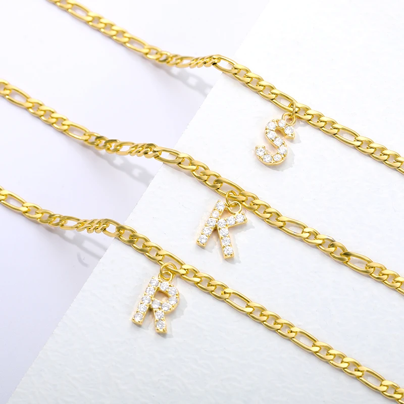 Initial Letter Anklets Bracelet For Women Men Gold Stainless Steel Cuban Link Foot Chain Summer Beach Anklet Jewelry Accessories
Initial Letter Anklets Bracelet For Women Men Gold Stainless Steel Cuban Link Foot Chain Summer Beach Anklet Jewelry Accessories
