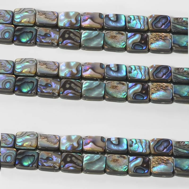 1 Strand 15" Square Natural Paua Abalone Shell Loose Beads For Jewelry Making DIY
1 Strand 15" Square Natural Paua Abalone Shell Loose Beads For Jewelry Making DIY