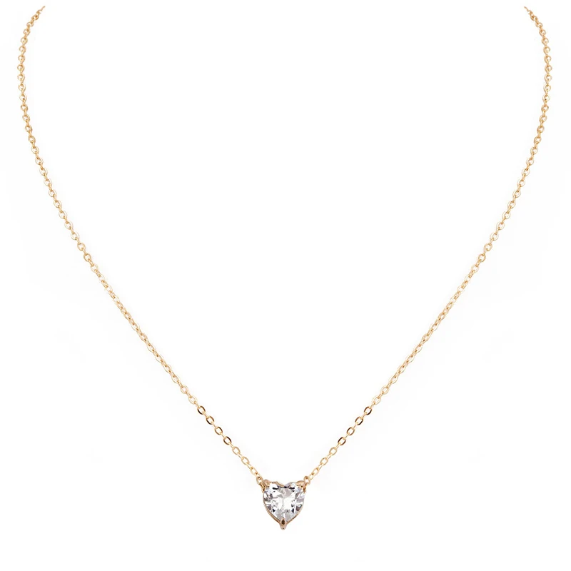 Fashion Crystal Heart Necklace Pendant Short Gold Chain Necklace Pendant Necklace Charm Gifts girlfriends
Fashion Crystal Heart Necklace Pendant Short Gold Chain Necklace Pendant Necklace Charm Gifts girlfriends