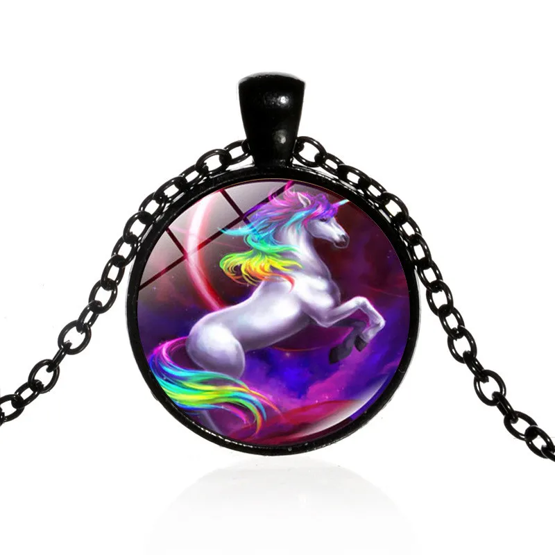 New Rainbow Unicorn Art Photo Cabochon Glass Pendant Necklace Jewelry Accessories for Women's Men's Fashion Friendship Gifts
New Rainbow Unicorn Art Photo Cabochon Glass Pendant Necklace Jewelry Accessories for Women's Men's Fashion Friendship Gifts