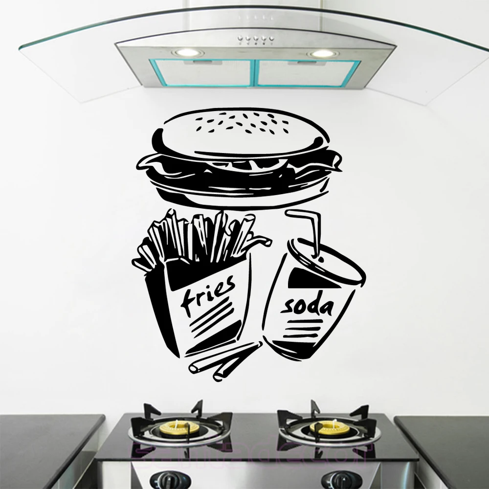 Romantic Hamburger Restaurant Decal Removable Vinyl Mural Poster for Living Room Decoration Wall Art Sticker
Romantic Hamburger Restaurant Decal Removable Vinyl Mural Poster for Living Room Decoration Wall Art Sticker