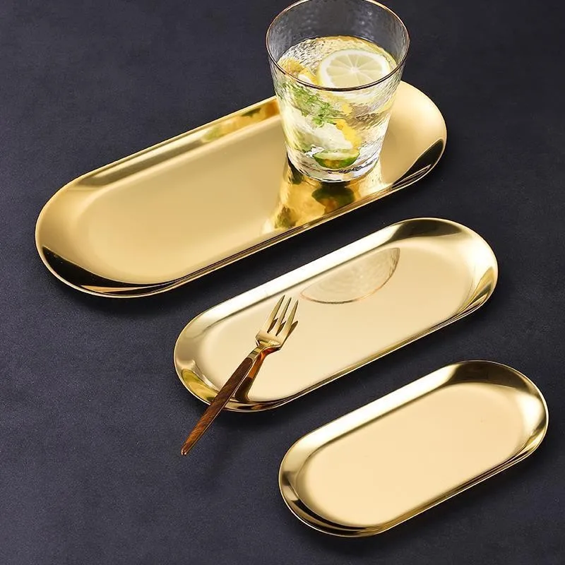 Nordic Style Stainless Steel Dessert Dining Plate Home Decor Nut Cake Fruit Plate Towel Tray Snack Western Steak Kitchen Plate
Nordic Style Stainless Steel Dessert Dining Plate Home Decor Nut Cake Fruit Plate Towel Tray Snack Western Steak Kitchen Plate