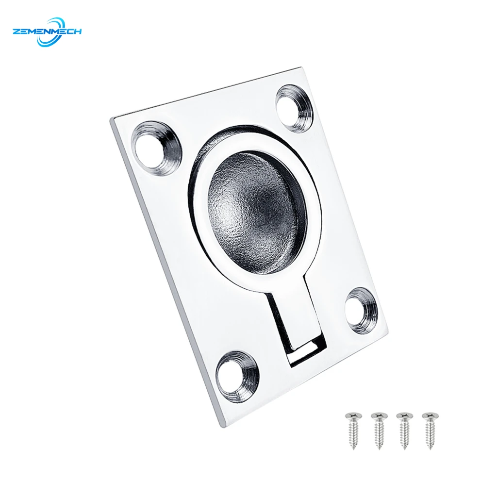 48*38mm 316 Stainless Steel Boat Deck Hatch Latch Cabinet Flush Mount Ring Pull Lift Handle Marine Hardware Boat Accessories
48*38mm 316 Stainless Steel Boat Deck Hatch Latch Cabinet Flush Mount Ring Pull Lift Handle Marine Hardware Boat Accessories