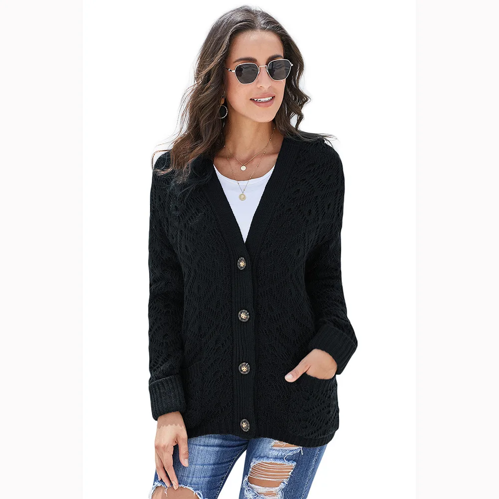 Fall/winter Cardigan Sweater Jacket Women's Volleyball Buckle Europe and The United States Sleeve Hooded Knit Pattern Cardigan
Fall/winter Cardigan Sweater Jacket Women's Volleyball Buckle Europe and The United States Sleeve Hooded Knit Pattern Cardigan