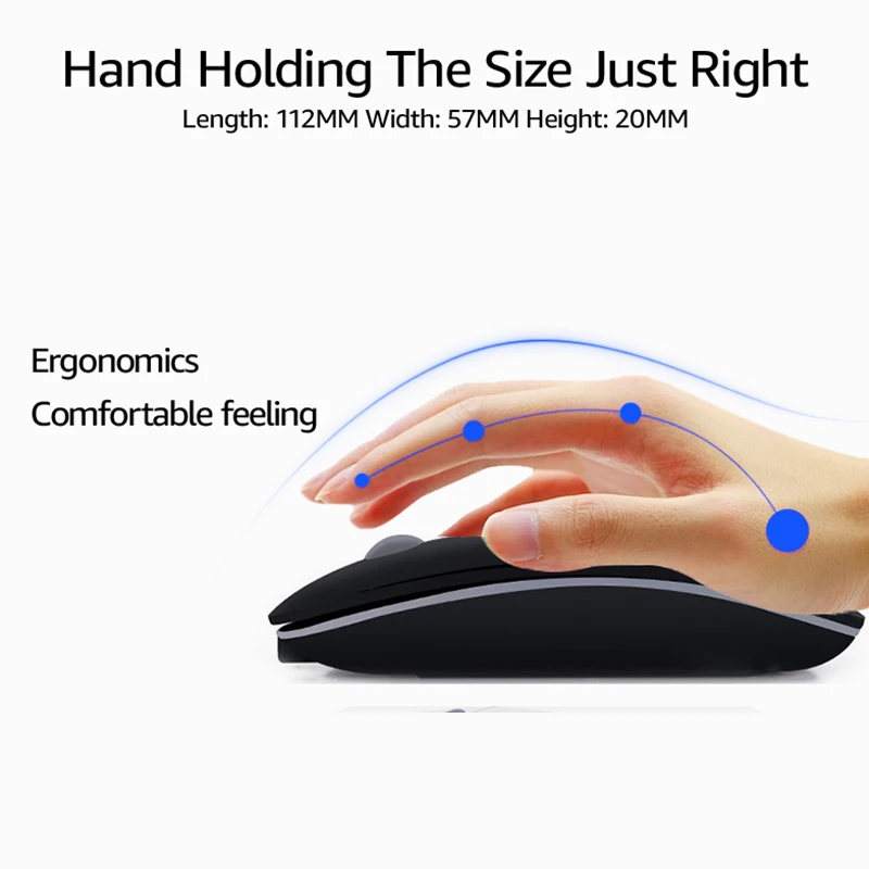Wireless Mouse Bluetooth Mouse Silent Computer Mouse Rechargeable USB Mause Ergonomic Mice Cordless Optical Mice For Laptop PC
Wireless Mouse Bluetooth Mouse Silent Computer Mouse Rechargeable USB Mause Ergonomic Mice Cordless Optical Mice For Laptop PC