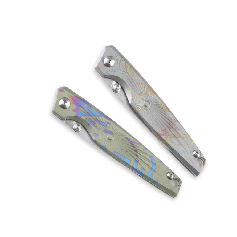 CH mini WUBU portable folding knife titanium alloy handle outdoor camping hunting key pocket self-defense fruit knife EDC tool
CH mini WUBU portable folding knife titanium alloy handle outdoor camping hunting key pocket self-defense fruit knife EDC tool