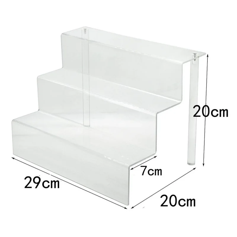 High Quality 3-Layer Ladder Acrylic Display Stand Transparent Storage Hand-Made Jewelry Cosmetic Display Stand Sundries 2021 New
High Quality 3-Layer Ladder Acrylic Display Stand Transparent Storage Hand-Made Jewelry Cosmetic Display Stand Sundries 2021 New