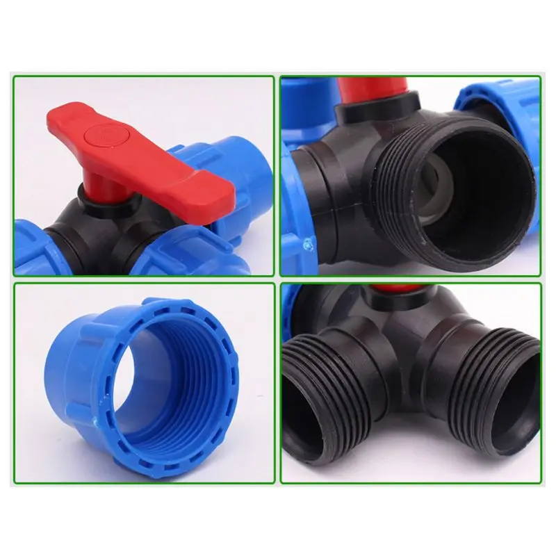 PE three-way quick connect valve plastic valve T-type valve inner diameter 20/25/32mm quick connect plastic three-way valve
PE three-way quick connect valve plastic valve T-type valve inner diameter 20/25/32mm quick connect plastic three-way valve