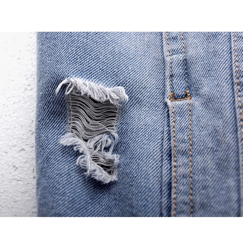 2020 Spring Summer Denim Vest Women Fashion Hole Slim Solid Jeans Short Waistcoat Sleeveless Jacket Ladies Vest Tops Tide H303
2020 Spring Summer Denim Vest Women Fashion Hole Slim Solid Jeans Short Waistcoat Sleeveless Jacket Ladies Vest Tops Tide H303