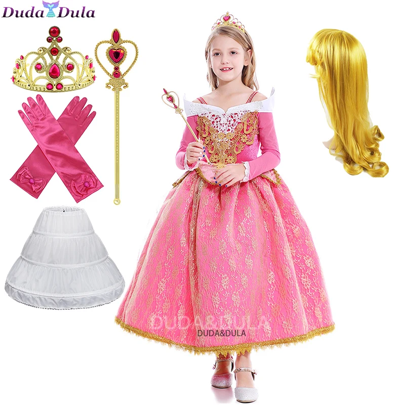 2022 Girls Sleeping Beauty Princess Dress Long Sleeves Off Shoulder Lace Robe Kids Gorgeous Christmas Gift Fancy Party Outfits
2022 Girls Sleeping Beauty Princess Dress Long Sleeves Off Shoulder Lace Robe Kids Gorgeous Christmas Gift Fancy Party Outfits